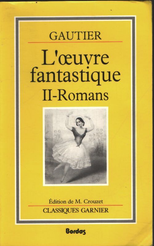 L'oeuvre fantastique Tome II - Théophile Gautier - Livre