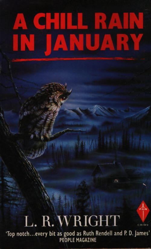A chill rain in january - L.R Wright - Livre