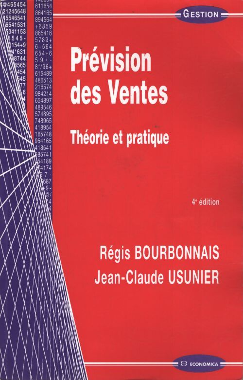 Prévision des ventes : Théorie et pratique - Régis Bourbonnais - Livre