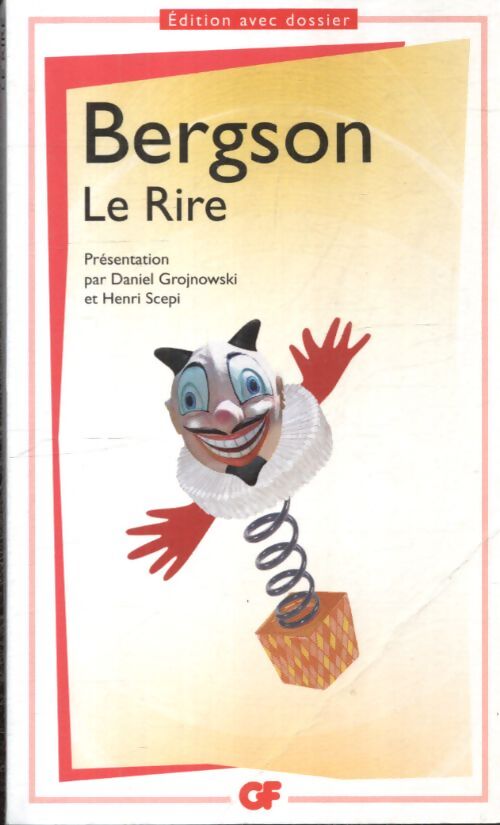 Le rire - Henri Bergson - Livre