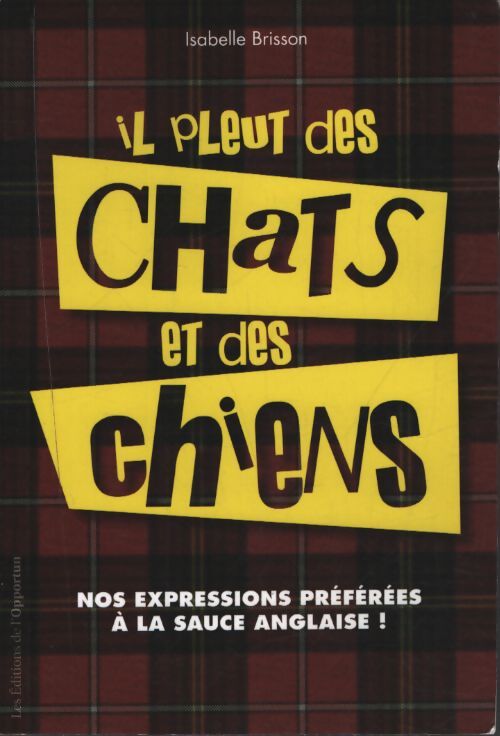 Il pleut des chats et des chiens. Nos expressions préférées à la sauce anglaise - Isabelle Brisson - Livre