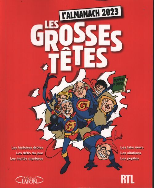 L'almanach des grosses têtes 2023 - Rtl - Livre