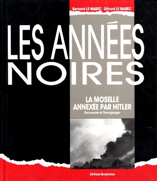 Années noires - Marec Le Le - Livre