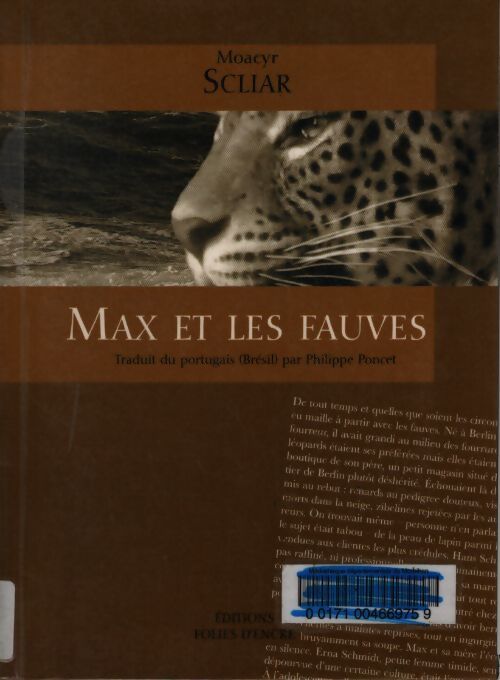 Max et les fauves - Moacyr Scliar - Livre