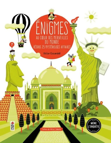 énigmes au coeur des merveilles du monde - Victor Escandell - Livre