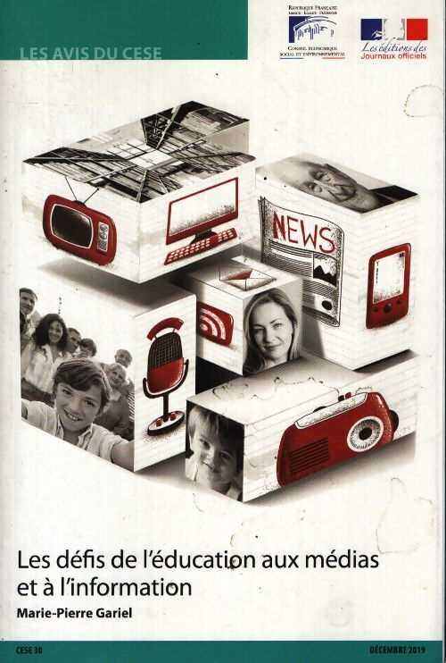 Les défis de l'éducation aux médias et à l'information - Marie-Pierre Gariel - Livre