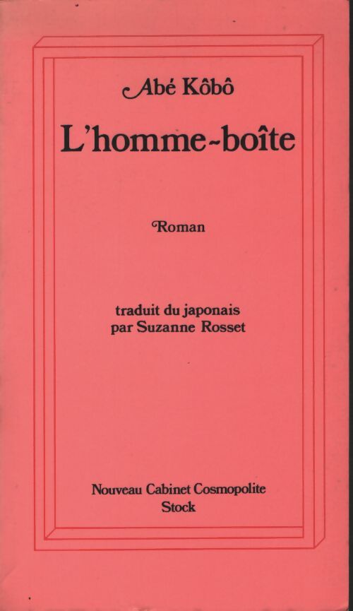 L'homme-boîte - Kôbô Abé - Livre