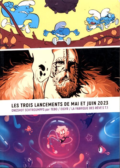 Les trois lancements de mai et juin 2023 le lombard - Collectif - Livre