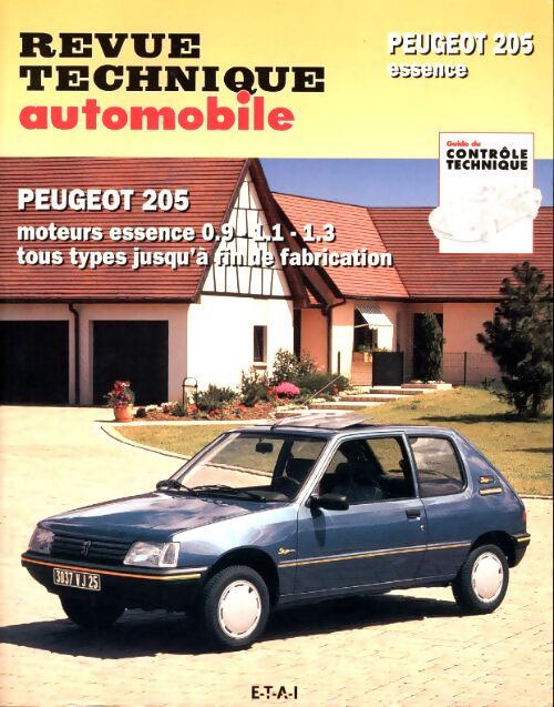 Peugeot 205 - moteurs essence 0. 9 1. 1 et 1. 3 - Etai - Livre