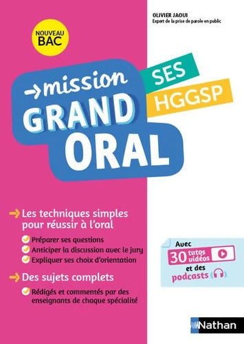 Mission Grand oral - SES / HGGSP - Terminale - Bac 2025 - épreuve finale Terminale Grand oral - Nicolas Coppens - Livre
