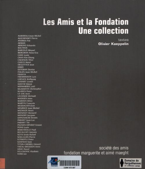 Les amisq de la fondation. Une collection - Collectif - Livre