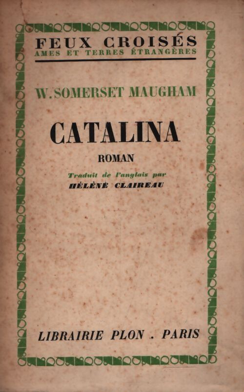 Catalina - Somerset Maugham - Livre
