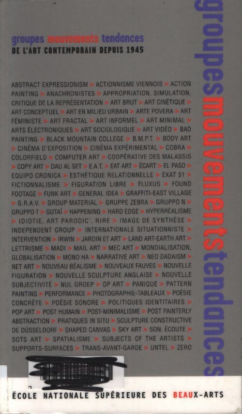 Groupes mouvements tendances de l'art contemporain depuis 1945 - Collectif - Livre