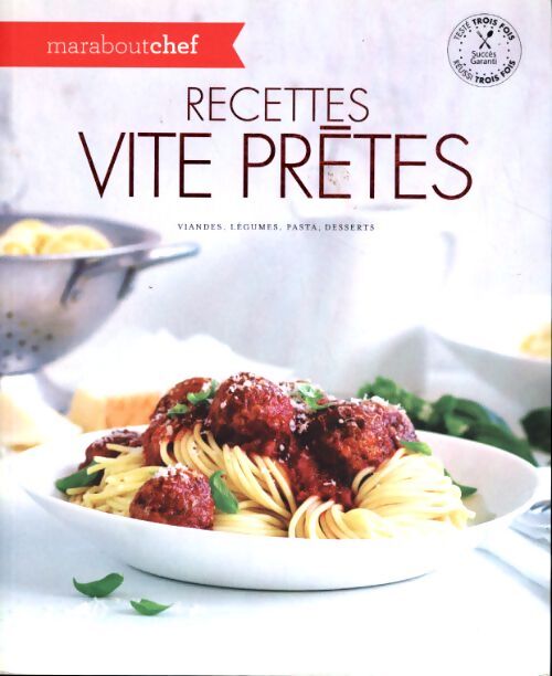 Recettes vite prêtes - Marabout - Livre