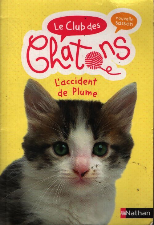 Le club des chatons - l'accident de plume tome 10 - Christelle Chatel - Livre