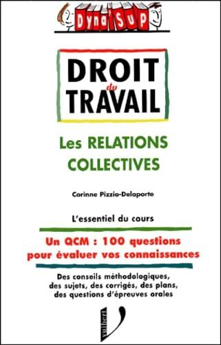 Droit Du Travail. Les Relations Collectives - Corinne Pizzio-Delaporte - Livre