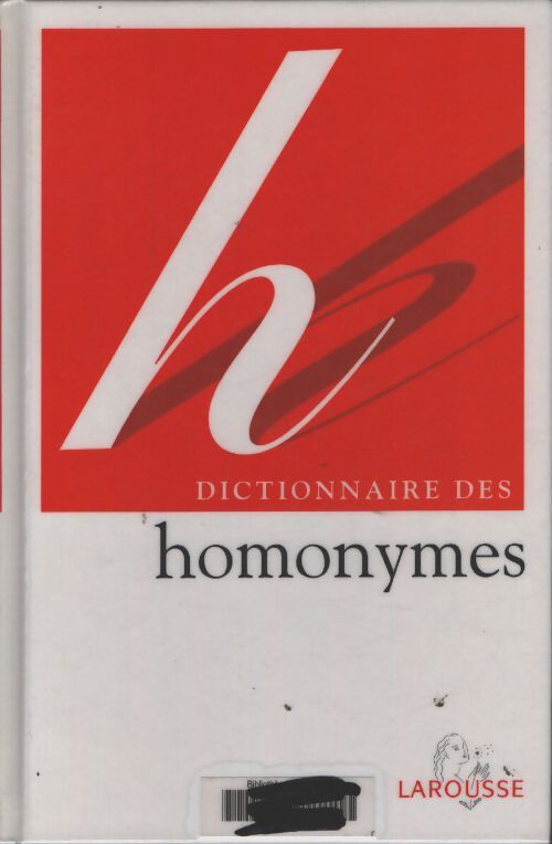 Dictionnaire des homonymes - Tanet - Livre