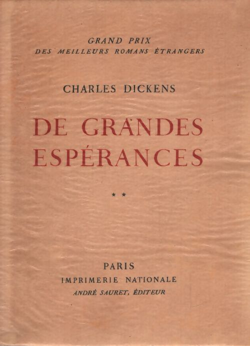 De grandes espérances Tome II - Charles Dickens - Livre