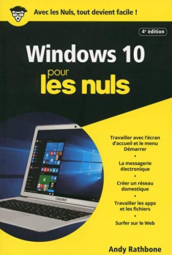 Windows 10 4e Poche Pour les Nuls - Andy Rathbone - Livre