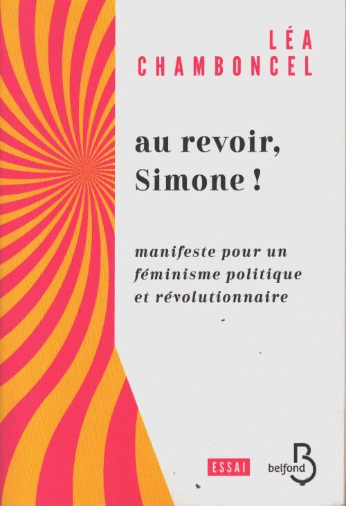 Au revoir Simone - Léa Chamboncel - Livre