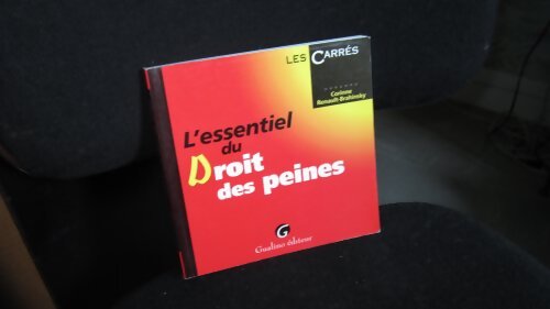 l'essentiel du droit des peines - Corinne Renault-Brahinsky - Livre
