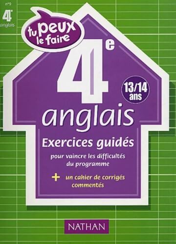 Tu peux le faire : Anglais 4e - 13-14 ans - Collectif - Livre