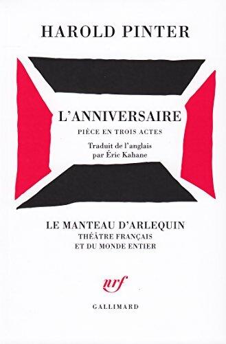 L'anniversaire - Harold Pinter - Livre