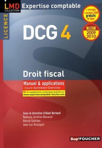 Droit fiscal DCG 4 : Manuel et applications - Collectif - Livre