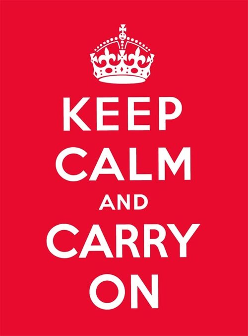 Keep Calm and Carry On : Good Advice for Hard Times - Ebury Digital - Livre