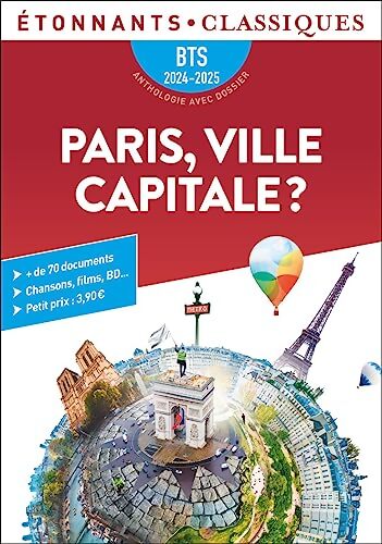 Paris ville capitale ? - BTS 2023-2024 - Collectif - Livre