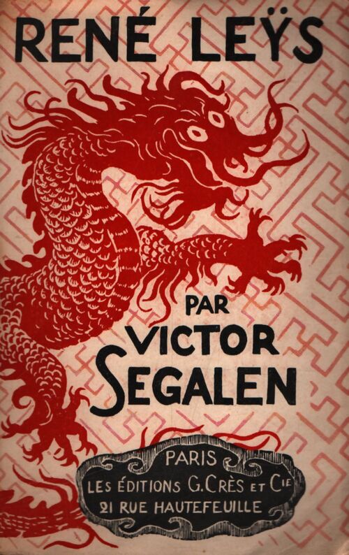 René Leys - Victor Segalen - Livre