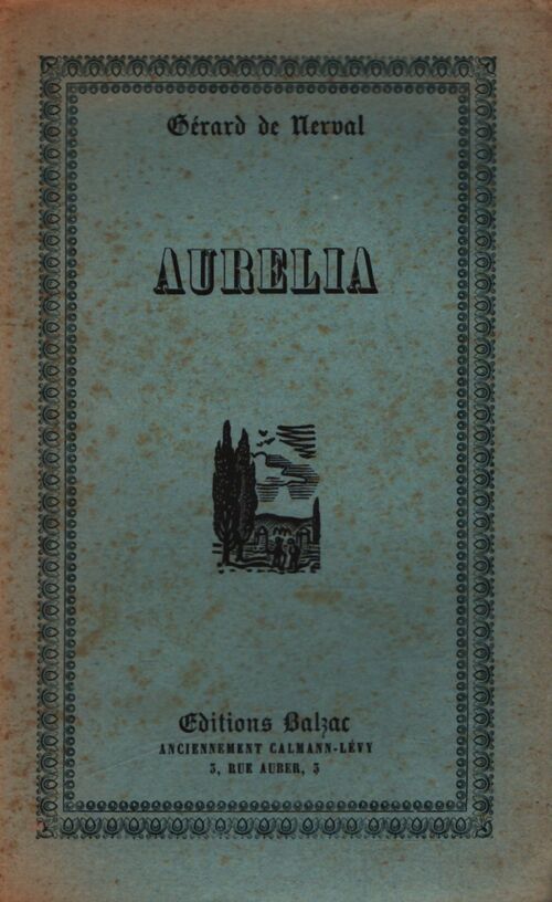 Aurélia - Gérard De Nerval - Livre