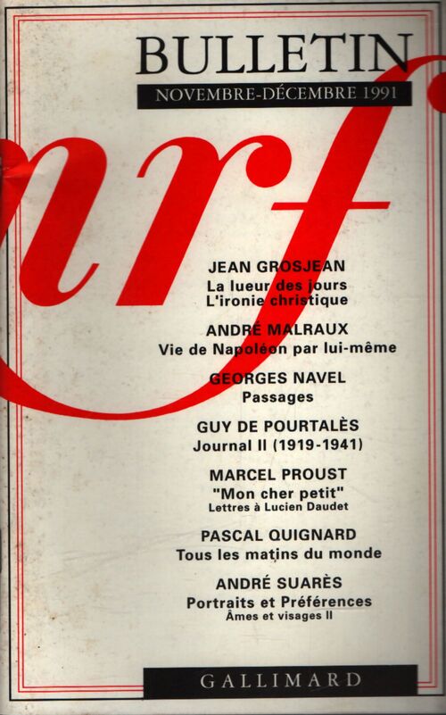 Bulletin novembre-décembre 1991 n°389 - Collectif - Livre