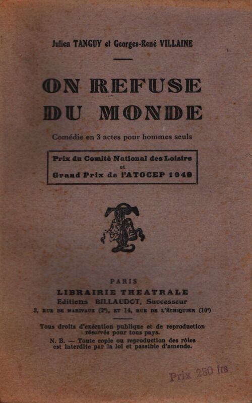 On refuse le monde - Julien Tanguy - Livre