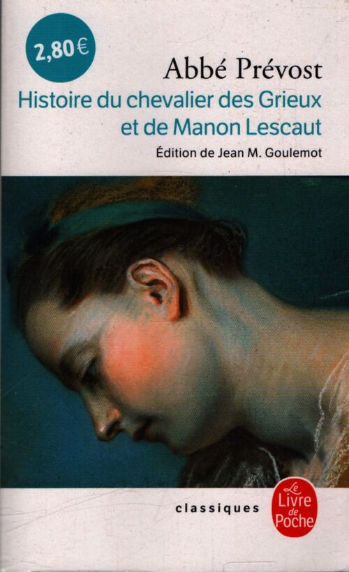 Manon Lescaut - Abbé Prévost - Livre