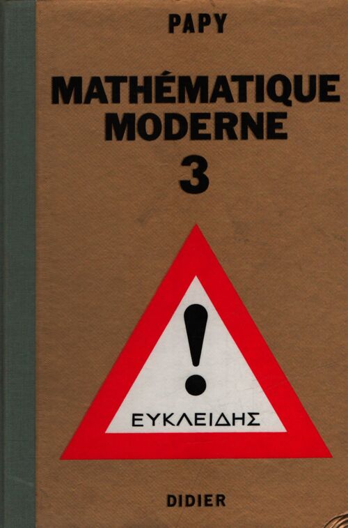 Mathématique moderne 3 - Papy - Livre