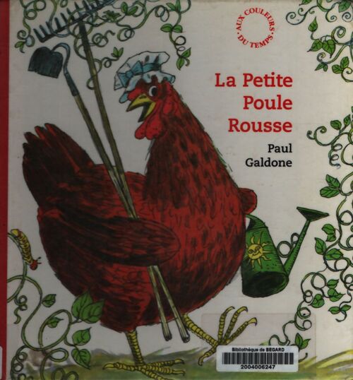 La petite poule rousse - Paul Galdone - Livre