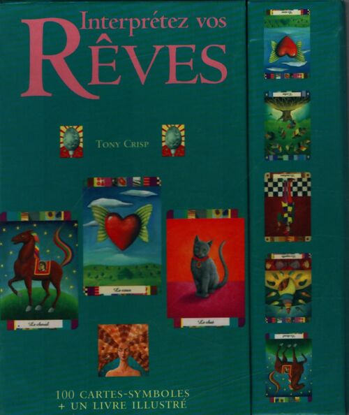 Coffret 100 cartes + un livre illustré : Interprétez vos rêves - Tony Crisp - Livre