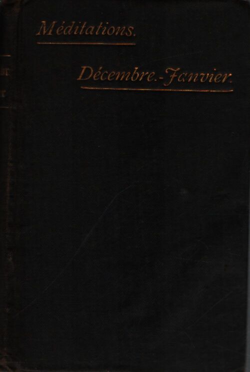 Méditations décembre-janvier - Collectif - Livre