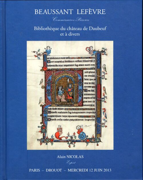 Beaussant Lefèvre : Bibliothèque du château de Daubeuf et à divers - Alain Nicolas - Livre