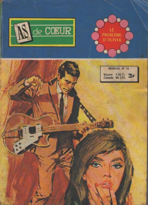 As de coeur n°10 : Le problème d'Olivia - Collectif - Livre