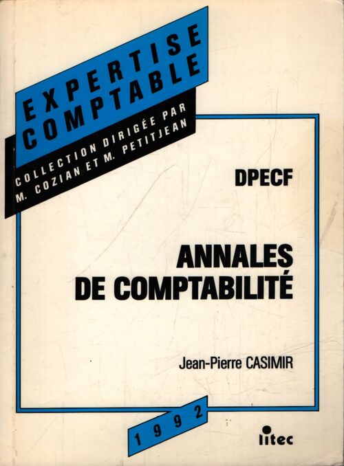 Annales de comptabilité - Jean-Pierre Casimir - Livre