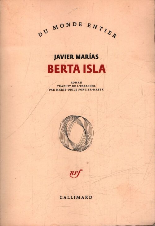 Berta isla - Javier Marìas - Livre