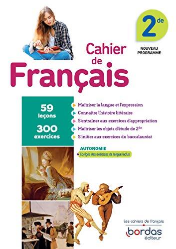 Cahier de Français Seconde - Isabelle Zimmermann - Livre