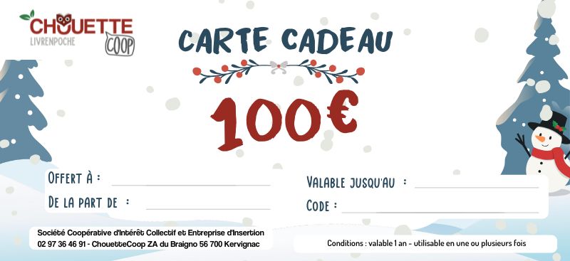 Carte-cadeau ChouetteCoop