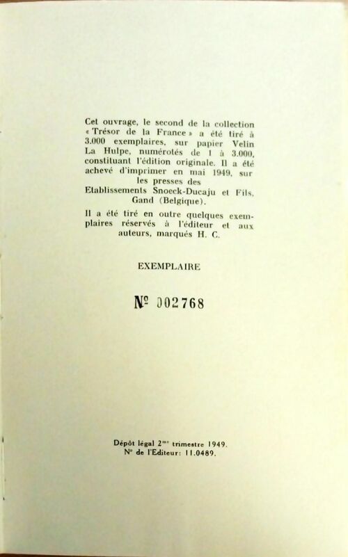 Sonnets d'hier et d'aujourd'hui - Fernand Gregh - Trésor de la France - Livre
