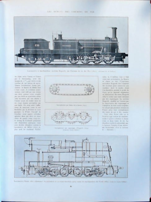 Histoire de la locomotion terrestre : Les chemins de fer - Charles Dollfus ; Edgar De Geoffroy - L'Illustration GF - Livre
