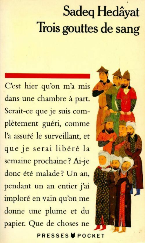Trois gouttes de sang - Sadeq Hedayat - Pocket - Livre