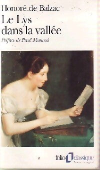Le lys dans la vallée - Honoré De Balzac - Folio - Livre