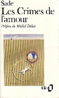 Les crimes de l'amour - D.A.F. Marquis De Sade - Folio - Livre